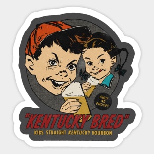 Vintage Kids Made Whiskey Sticker